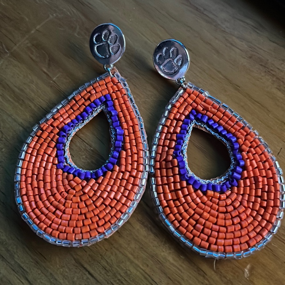 Clemson Earrings